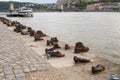 shoes on the danube bank, holocaust memorial, historic sculpture