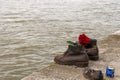 shoes on the danube bank, holocaust memorial, historic sculpture