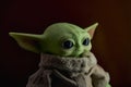 April, 2021: The Child, Grogu or baby Yoda, fictional character from the TV series The Mandalorian Royalty Free Stock Photo