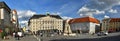 April 16, 2017, the city of Brno - Czech Republic - Europe. The cabbage market. Renowned place on the square for the sale of fruit