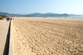 Empuriabrava huge empty beach before season