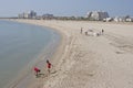 Empuriabrava huge empty beach before season