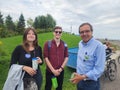 April Engelberg and Gil Penalosa at Ontario Place