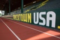 Stands at historic Hayward Field in Eugene Oregon. Royalty Free Stock Photo