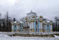 April evening and pavilion The Hermitage Royalty Free Stock Photo