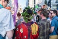 London, UK - April 19, 2019: Extinction Rebellion Protesters in Oxford Street