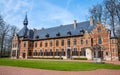 Groot-Bijgaarden Castle is a 12th-century castle in Groot-Bijgaarden Royalty Free Stock Photo