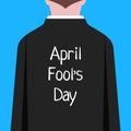 April fool day like man in suit prank