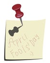 April fools day calendar icon Royalty Free Stock Photo
