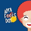 April fools day design Royalty Free Stock Photo