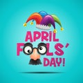 April Fools Day illustration Royalty Free Stock Photo