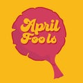 April fools day poster Royalty Free Stock Photo