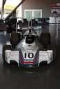 21 April 2018: Historic F1 Cars Brabham BT44 and BT45 sponsorized by Martini Racing exposed at Motor Legend Festival 2018 at Imola