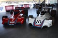 21 April 2018: Historic F1 Cars Brabham BT44 and BT45 sponsorized by Martini Racing exposed at Motor Legend Festival 2018 at Imola