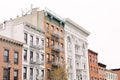 April 20 2020 - Hoboken NJ: Buildings of Hoboken`s Washington street