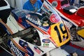 21 April 2018: Honda NSR 500 of legendary driver Freddie Spencer at Motor Legend Festival 2018 at Imola Circuit