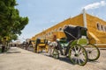 Carriages in Izamal Mexico