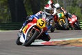 21 April 2018: Legendary driver Freddie Spencer on Honda NSR 500 during Motor Legend Festival 2018 at Imola Circuit