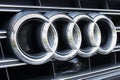 Kiev, Ukraine; April 10, 2014. Logo Audi S8