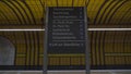 April 20, 2022. Munich, Germany. Interior of a subway station Theresienwiese. Der Bahnhof Theresienwiese. U-Bahn U4 U5