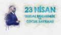 23 April national sovereignty and children`s day banner