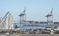 Aarhus harbour, construction site for \
