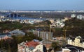 April 13, 2015 - Panorama of Kyiv from the height of a bird's flight. Kyiv, Ukraine Royalty Free Stock Photo