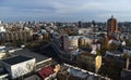 April 13, 2015 - Panorama of Kyiv from the height of a bird's flight. Kyiv, Ukraine Royalty Free Stock Photo