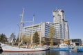 Port of Gdynia Poland. The port in Gdynia with a view of yachts.