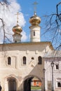 April 29, 2018, Russia, Tikhvin, Tikhvin Bogorodichny Assumption Monastery