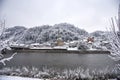 April Snow in my City, Bosnia Mosque on snow