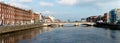 View of Saint Patrick`s bridge and its surroundings in Cork, Ireland Royalty Free Stock Photo