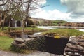 Holy well of Saint Finbarr`s Oratory, a chapel built on an island in Gougane Barra, a very serene and beautiful place in county Co