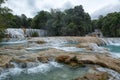 Agua Azul waterfalls in Mexico Royalty Free Stock Photo