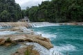 Agua Azul waterfalls in Chiapas Mexico Royalty Free Stock Photo