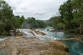 Agua Azul waterfalls in Chiapas Mexico Royalty Free Stock Photo