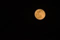 April waning gibbous moon