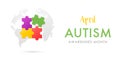 April World Autism Awareness Month banner.