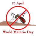 25 April world malaria day