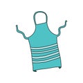 Apron clip art vector illustration isolated