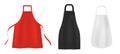 Apron icons set, realistic style Royalty Free Stock Photo