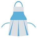Apron Isolated Vector Icon editable Royalty Free Stock Photo