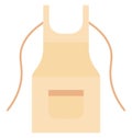 Apron Isolated Vector Icon editable Royalty Free Stock Photo