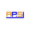 APS letter logo creative design with vector graphic, Royalty Free Stock Photo