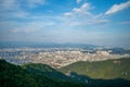 Aerial view from aspan park of daegu, south korea Royalty Free Stock Photo