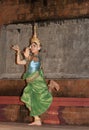 Siem Reap, Cambodia, Apsara dancer in traditional costume