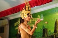 Apsara dancer in restaurant in Siem Reap, Cambodia Royalty Free Stock Photo