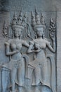 Apsara dancers Royalty Free Stock Photo