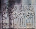 Apsara Dancers of Angkor Wat Royalty Free Stock Photo