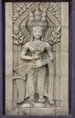 Apsara dancers statue stone carving